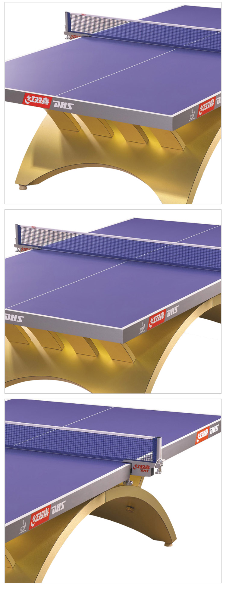 金彩虹乒乓球台_红双喜乒乓球桌_比赛专用乒乓球台-广西壹号娱乐体育健身器材有限公司