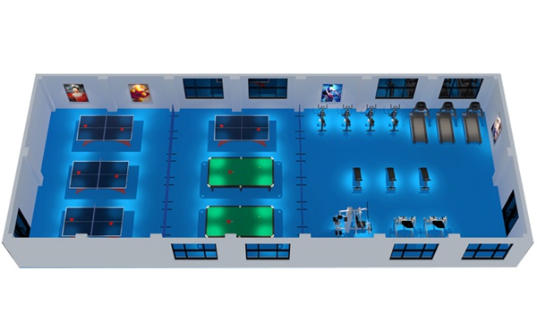 200平方健身房配置方案-广西壹号娱乐体育健身器材有限公司 200平方健身房配置方案-广西壹号娱乐体育健身器材有限公司