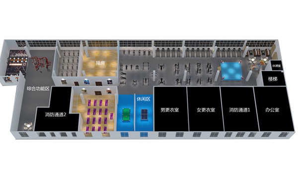 2000平方健身房配置方案-广西壹号娱乐体育健身器材有限公司 2000平方健身房配置方案-广西壹号娱乐体育健身器材有限公司